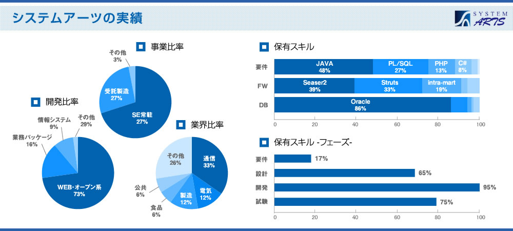 システムアーツの実績